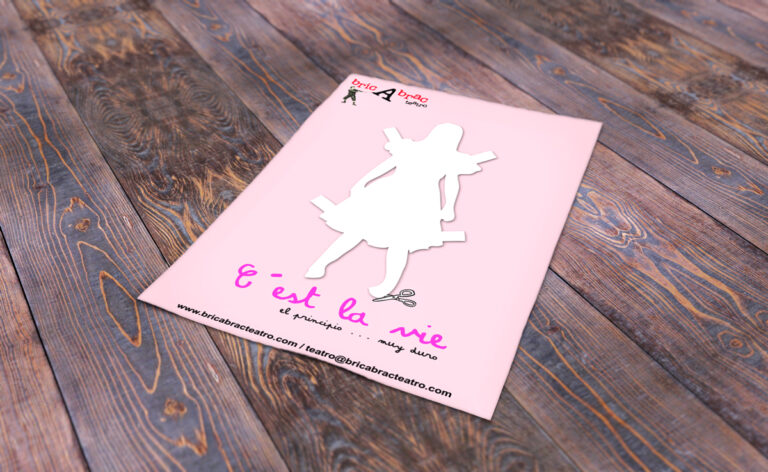CARTEL - C’EST LA VIE​ Diseño del Cartel de C’EST LA VIE de la compañía bricAbrac Teatro, Sevilla (España). #gráfico / #Cartel / #artwork / #berth99 / #bricAbracTeatro / #CESTLAVIE