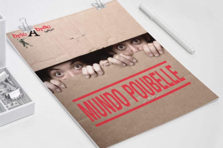 CARTEL – MUNDO POUBELLE ​Diseño del Cartel de MUNDO POUBELLE de la compañía bricAbrac Teatro, Sevilla (España). Septiembre 2007 #gráfico / #Cartel / #artwork / #berth99 / #bricAbracTeatro / #MUNDO POUBELLE