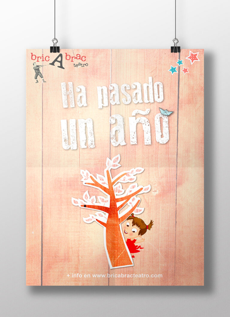 CARTEL – HA PASADO UN AÑO​ Diseño del Cartel de HA PASADO UN AÑO de la compañía bricAbrac Teatro, Sevilla (España). Septiembre 2015 #gráfico / #Cartel / #artwork / #berth99 / #bricAbracTeatro / #HaPasadoUnAño