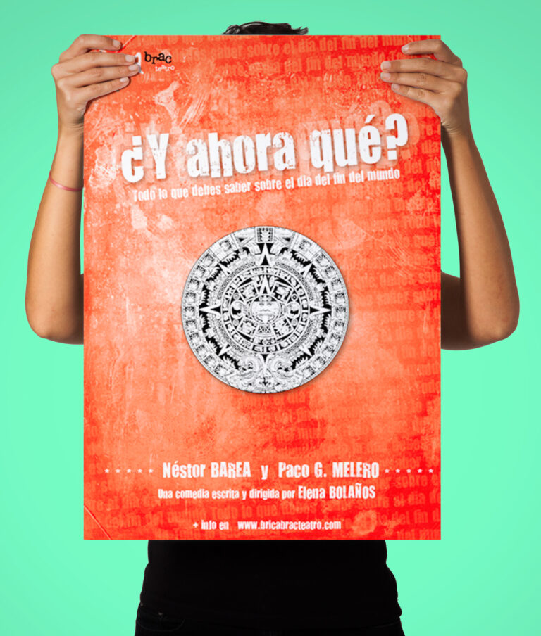 CARTEL - Y AHORA QUÉ 2014 Diseño del Cartel Y AHORA QUÉ 2014 de la compañía bricAbrac Teatro, Sevilla (España). #gráfico / #Cartel / #artwork / #berth99 / #bricAbracTeatro / #YAHORAQUÉ