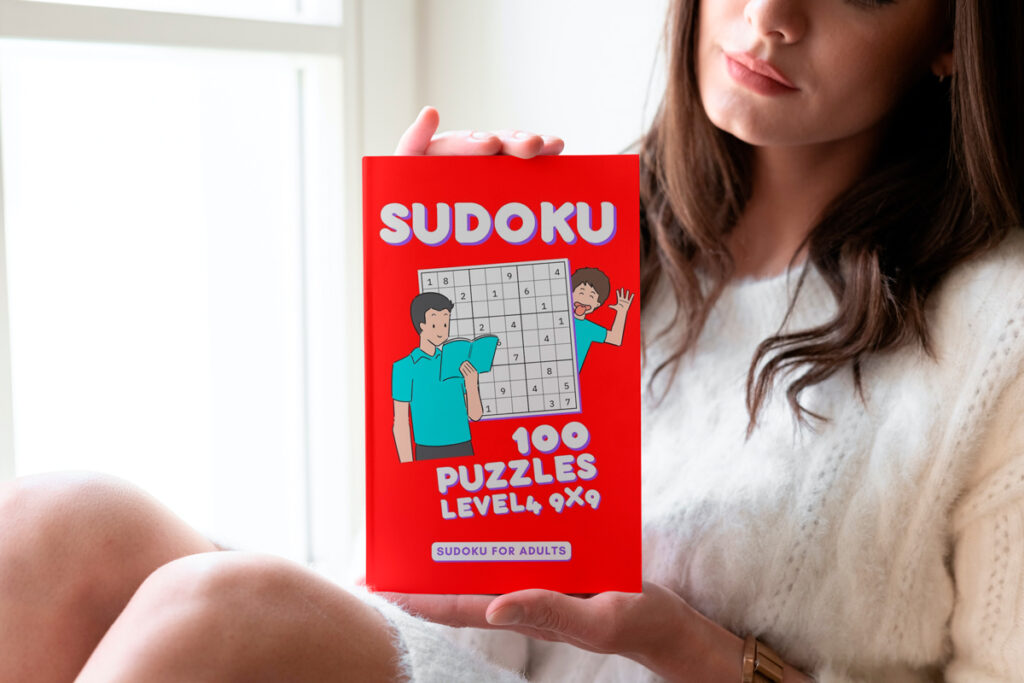 Sudoku Puzzle Book for Adults: 100 Sudoku Level 4 9x9 (Difficult Sudoku Books for Adults) - hundred all-new extra-challenging Sudoku puzzles Sudoku level 4 is a collection of hard sudoku problems. There are 100 classical Sudoku (9x9) puzzles and their solutions in this book. This sudoku is for experienced users only!!! Fill In Puzzles Book Killer Sudoku Logic 100 level 4 / evil Puzzles For Adults, Seniors And Killer Sudoku Brain Games for Adults. This book with hundreds of hours of fun inside makes a great gift! Sudoku helps keep your brain healthy and functioning well. Challenge yourself to finish all the puzzles without cheating! hundred all-new extra-challenging Sudoku puzzles.