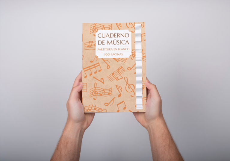 Cuaderno de Música - Partitura en blanco - Cuaderno para músicos