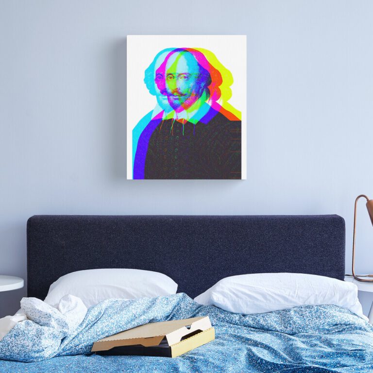 Poster de William Shakespeare Pop Art de berth99 creative studio