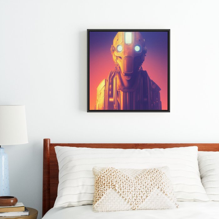 Cyborg Framed Canvas