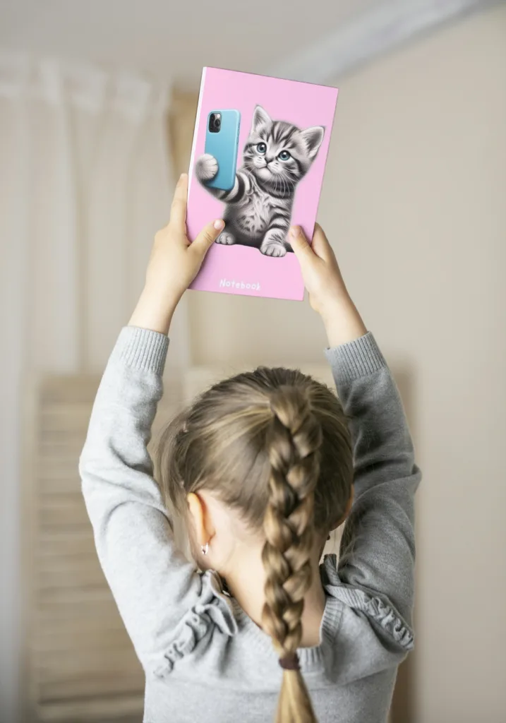 Stylish Cat Notebook: Stylish Cat Notebook, Lined Paper Notebook for School, Students, Gift for Kids, Boys, Girls, Teens, Kitten Notebook, Cat Lover **This kitty notebook is perfect for any purpose: notes, journals, to-do lists, and more. Compact and portable, it is ideal to take with you everywhere. Specifications: Dimensions: 6" x 9" Design: Wide lined paper Glossy laminated soft cover 100 pages.**