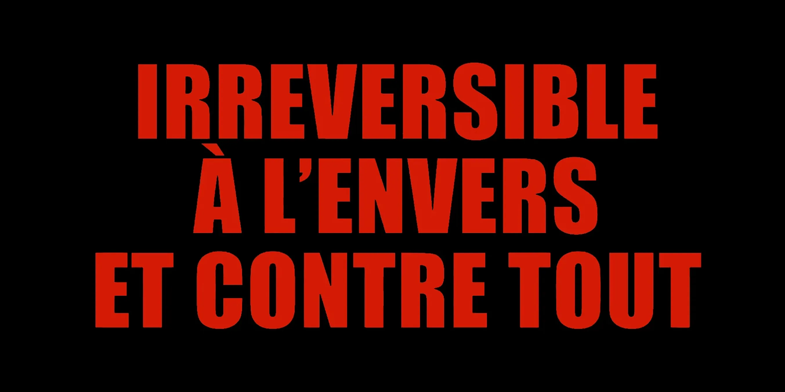 Irréversible : à l'envers et contre tout (2021). Un Voyage Cinématographique Controversé. Le documentaire "Irréversible : à l'envers et contre tout" (2021), réalisé par Marc Godin, plonge les spectateurs dans les coulisses de l'un des films les plus controversés de l'histoire du cinéma : "Irréversible" de Gaspar Noé. Ce film, sorti en 2002, a secoué le Festival de Cannes et a laissé une empreinte indélébile dans le monde du cinéma. Le documentaire explore la genèse, la réception et l'héritage de cette œuvre provocatrice, à travers les témoignages de ceux qui l'ont créée et accompagnée.