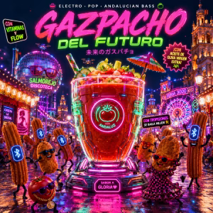 GAZPACHO DIGITAL 3000 🤖🍅 | Electro-Pop Andaluz Absurdo, Meme Songs & Funny Spanish Food Music