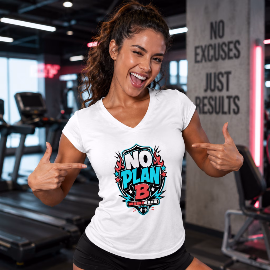 Camiseta No Plan B | Motivación Fitness, Gym y Running