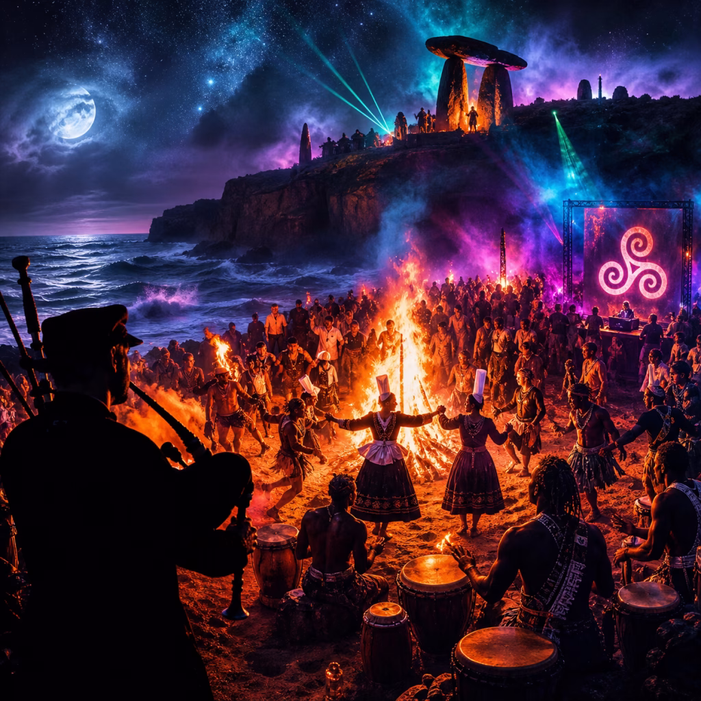 ⚡️ NOZ RAVE AFRIKA BREIZH 🌍🔥 | Tambouroz, Biniou & Tribal Techno en Feu Toute la Nuit
