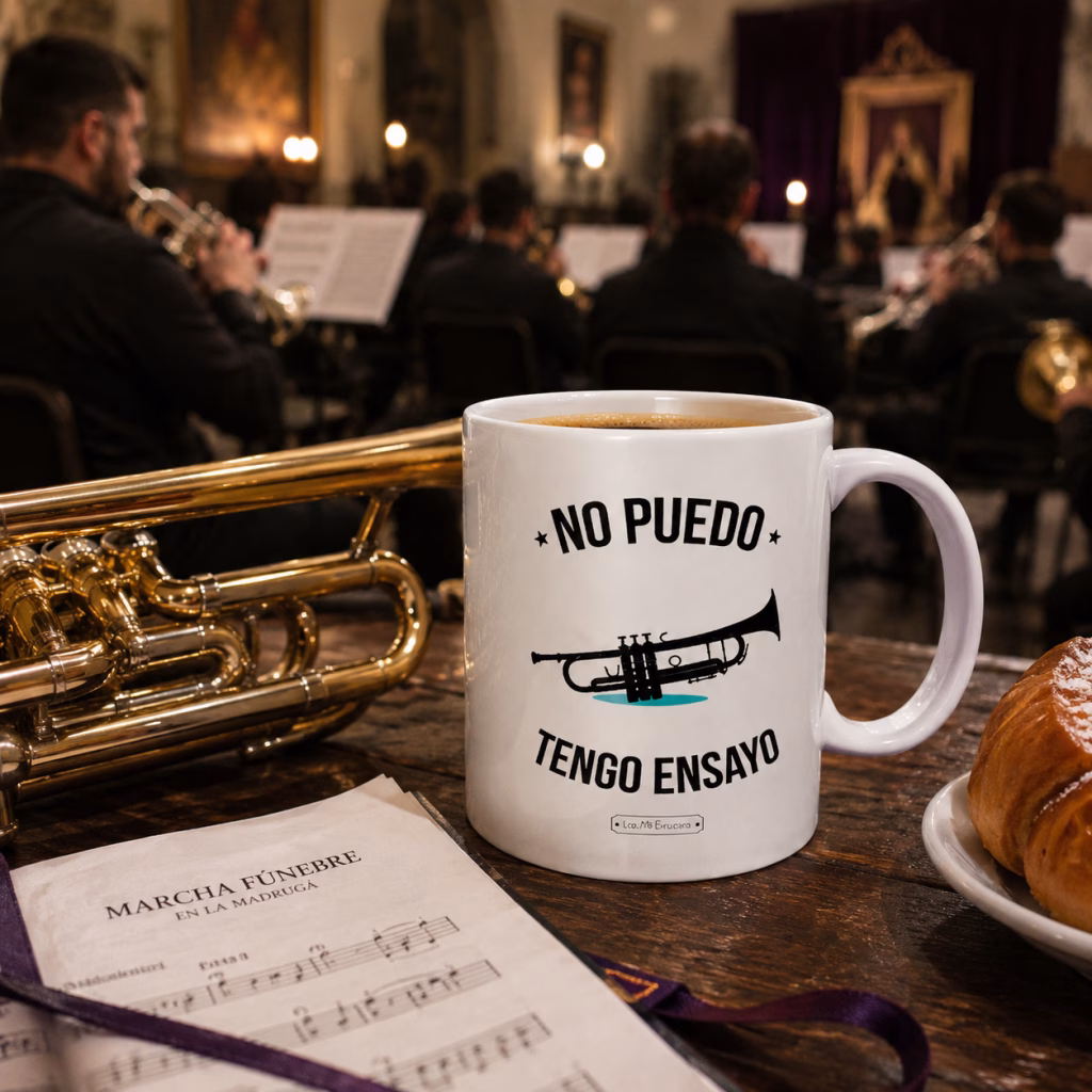 Taza Trompeta – Regalo original para músicos, jazzistas y amantes de la música