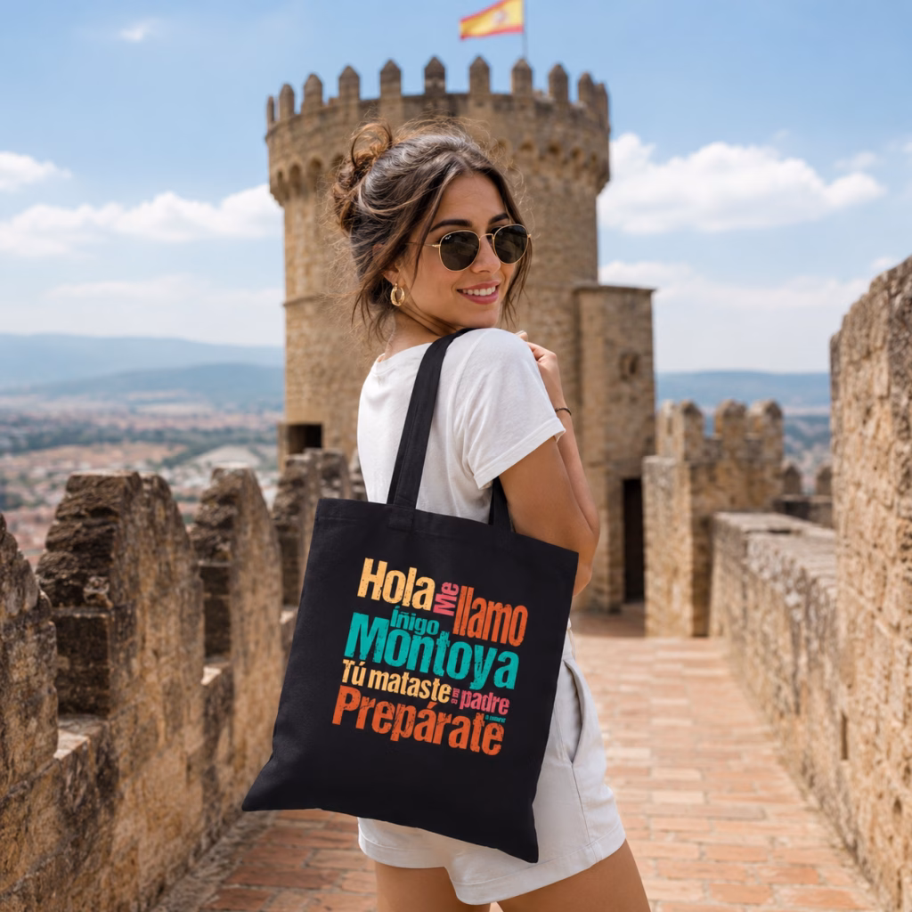Bolsa de tela Me llamo Iñigo Montoya de la tienda frasesdecinema de LaTostadora