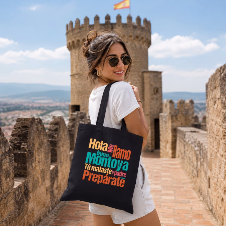 Bolsa de tela Me llamo Iñigo Montoya de la tienda frasesdecinema de LaTostadora